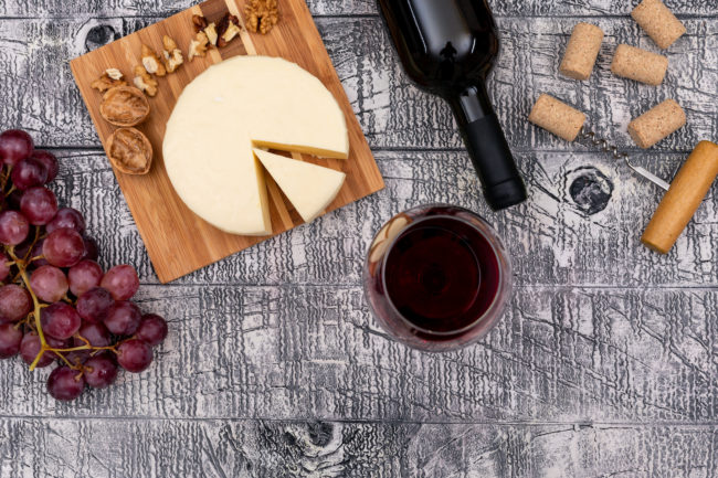 maridaje de vino con queso